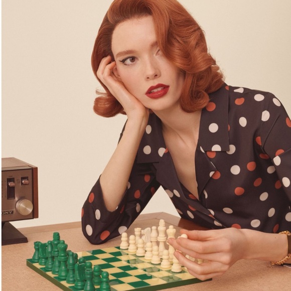 NWT Anthropologie Porridge Lacey LoveLand Silky Waistless Polka dot Jumpsuit S - Picture 3 of 16